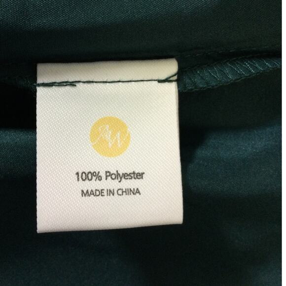 AW BRIDAL SZ 10 L dark emerald Gwyneth wedding bridesmaid maxi dress party B59 - Picture 9 of 9